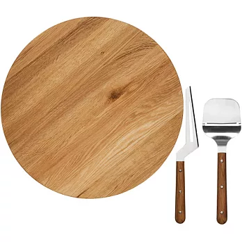 《SAGAFORM》轉盤砧板+起司刀組