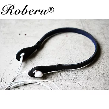 ROBERU 《日本手工》iHooc耳機掛具(L)-黑