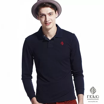 【NOYA】發熱保暖Thermolite繡花素色男POLO衫 (#31920087)M黑54