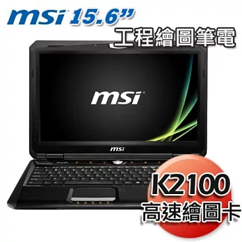 微星MSI GT60 i7-4700MQ K2100M顯卡 15.6吋Win7行動繪圖筆電 (GT60-BB74706G1T0DB7V)