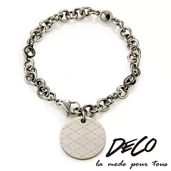 DECO X MASSA-G 《花邊教主》金屬鍺碇純鈦手鍊花邊教主