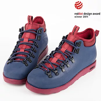 native FITZSIMMONS系列超輕量防水登山靴(男/女)26湛藍x落葉紅
