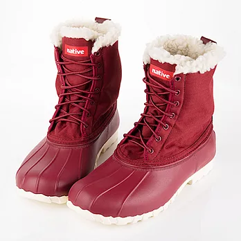 native JIMMY WINTER超輕量內裡鋪棉高筒獵鴨靴(男/女)22紅