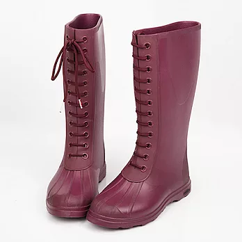 native PADDINGTON BOOTS 柏靈頓女款長靴23葡萄紫紅