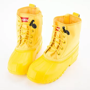 native JIMMY 童鞋系列超輕量玩彩獵鴨靴(男/女)1陽光黃