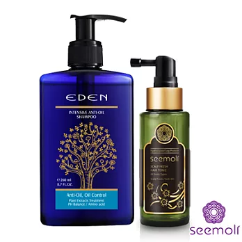 Seemoli 蓆沐麗 EDEN去油香氛秀髮組