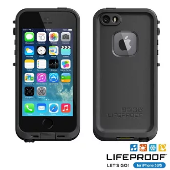 LIFEPROOF 最新 f r ē系列 超強保護殼(防水防雪防震防泥) for Apple iPhone 5S / 5超級黑