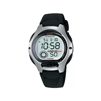 CASIO 童話年代數位輕巧電子腕錶-黑-LW-200-1A