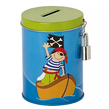 德國Sigikid 存錢筒(附鎖)-小海盜 Sammy Samoa, savings box