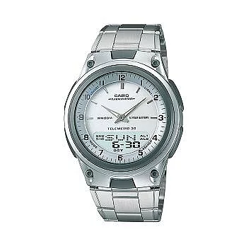 CASIO 數位新世代雙顯規劃時尚運動腕錶-白面-AW-80D-7A