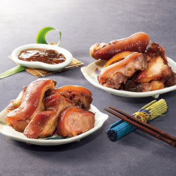 【海鴻飯店】萬巒豬腳豪華禮盒(1台斤9兩)-含運