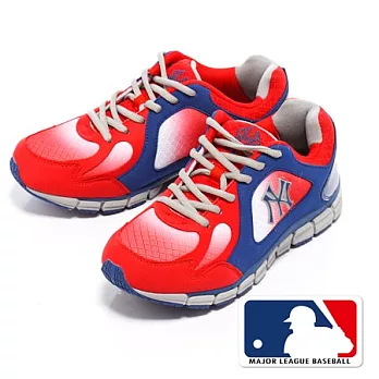 MLB大聯盟洋基 ~ 避震氣墊運動鞋 (紅藍)男女鞋款39紅藍色