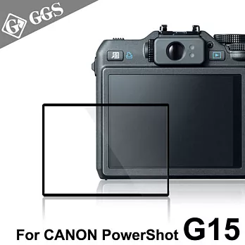 GGS第四代LARMOR金鋼防爆玻璃靜電吸附保護貼-CANON PowerShot G15專用