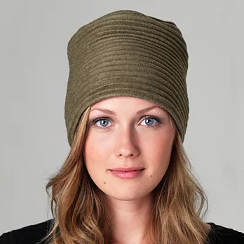 褶毛絨帽(酪梨綠)