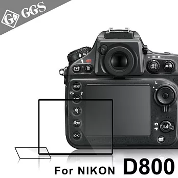 GGS第四代LARMOR金鋼防爆玻璃靜電吸附相機保護貼-NIKON D800/D800E專用