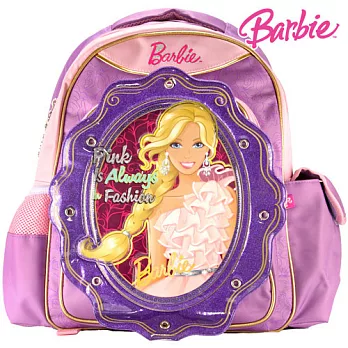芭比Barbie 繽紛立體護脊書包C-紫
