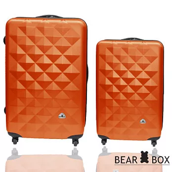 BEAR BOX 晶鑽系列ABS霧面行李箱兩件組28+20吋
