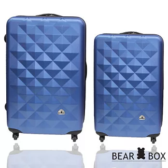 BEAR BOX 晶鑽系列ABS霧面行李箱兩件組24+20吋