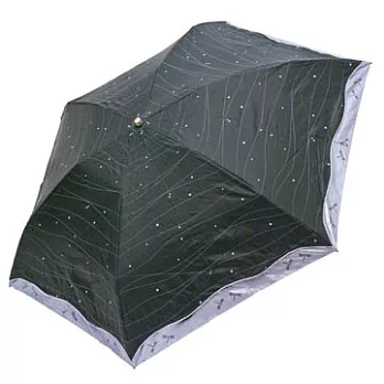 天龍牌 蜻蜓戲水三折晴雨傘H07021紫色