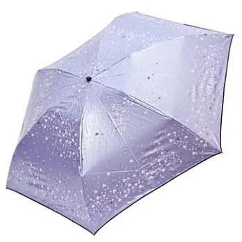天龍牌 甜蜜玫瑰三折晴雨傘H07020紫色