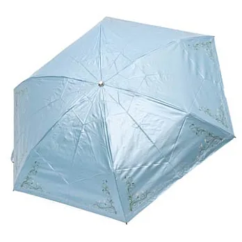 天龍牌 優雅風情三折晴雨傘H07019藍色