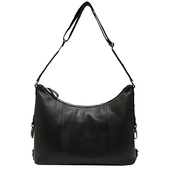 agnes b 星星鉚釘真皮斜背包