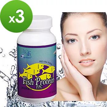 【Supwin超威】Q彈肌膠原蛋白-深海魚蛋白精華60顆(3瓶組)