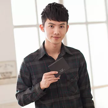 PLAYBOY V兔p系列真皮男短夾