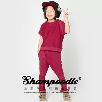 瑞典有機棉童裝Shampoodle暗紅色街頭褲80紅色