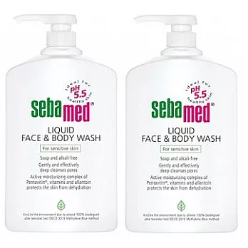 【U】sebamed 施巴 - 潔膚露1000ml (2瓶/組)