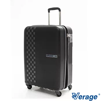 英國 Verage 維麗杰 20吋 時尚復刻格紋PP登機箱 行李箱(黑)20吋黑色