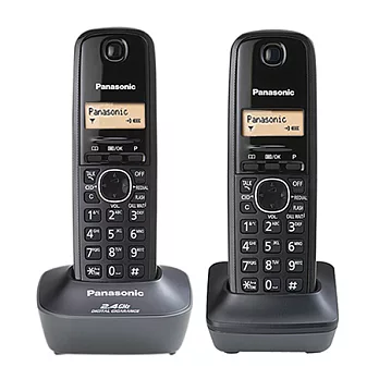 Panasonic 國際牌 2.4GHz 數位無線電話KX-TG3412 (多色可選) 平行輸入尊爵黑