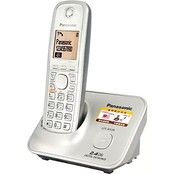 Panasonic 2.4GHz 數位高頻無線電話KX-TG3711 平行輸入時尚銀