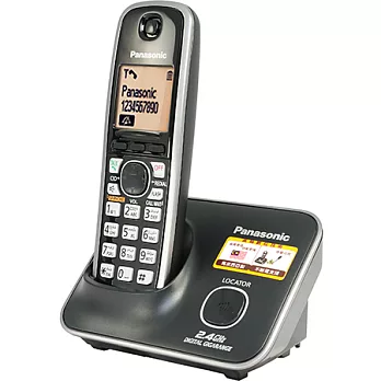 Panasonic 2.4GHz 數位高頻無線電話KX-TG3711 平行輸入經典黑