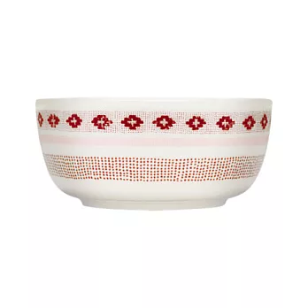 北歐芬蘭 iittala Sarjaton 年年有餘系列餐碗 紅色縫綴 Tikki red