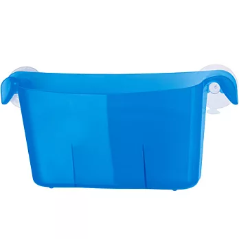 《KOZIOL》Mini漏孔吸盤收納盒(透藍)