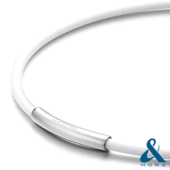 【&MORE】愛迪莫『Desire渴望』超濃鍺鈦項鍊L氣質白