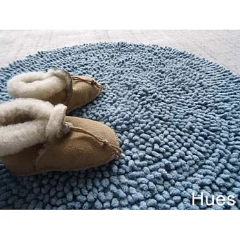 義大利 Round 純棉地毯 直徑60(cm)BLUE