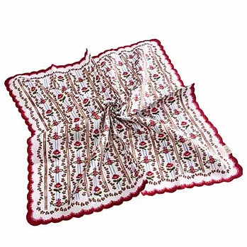 Vivienne Westwood 波浪紅邊星球花帕巾