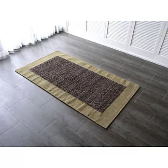 義大利 GEO 皮革編織地毯 100x180 (cm)CARAMEL