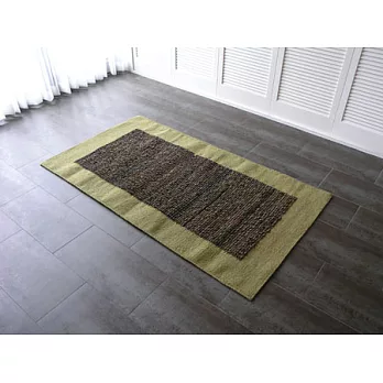 義大利 GEO 皮革編織地毯 100x180 (cm)SAGE
