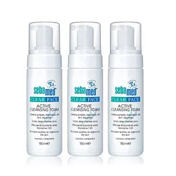 【UH】Sebamed 施巴 - 痘淨潔面慕斯150ml (3入/組)