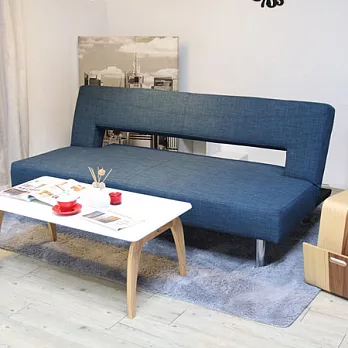 【H&D】CAMDEN卡姆登多功能舒適沙發床藍色