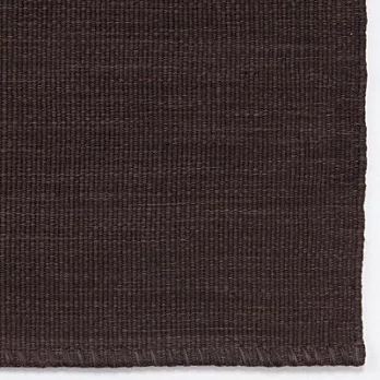 [MUJI 無印良品]印度棉手織柔舒地墊/棕色200×200