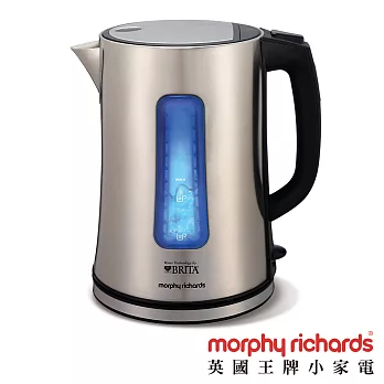 英國Morphy Richards 不鏽鋼電熱濾水壺1.5L