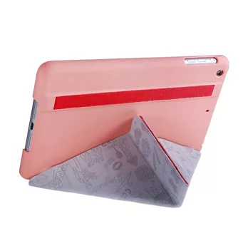 Ozaki O!coat Travel iPad mini Retina多角度智慧型保護套-巴黎（粉色）