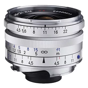 (公司貨) 蔡司 Zeiss C Biogon T* 4.5/21 ZM 超廣角鏡頭銀色