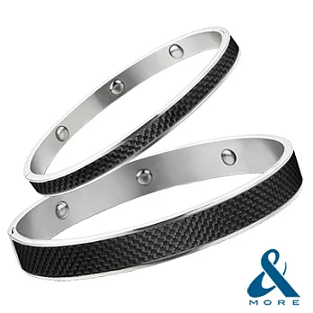 【&MORE】愛迪莫『時尚DNA鍺手環』S夜空黑