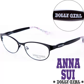 【Anna Sui 】安娜蘇日本Dolly Girl系列潮流金屬眼鏡框 繽紛碎花氣質黑‧四色 DG150001