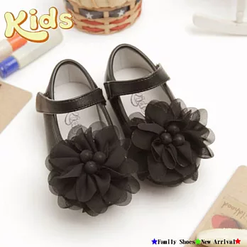 【Kids】夢中的婚禮娃娃鞋-黑色兒童款28黑色